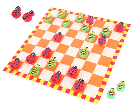 Ladybird and Bee Draughts