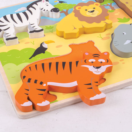 Chunky Lift Out Safari Puzzle