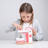 Pink Wooden Food Mixer