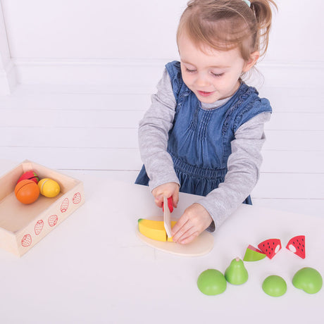 BigJigs Cutting Fruit Crate