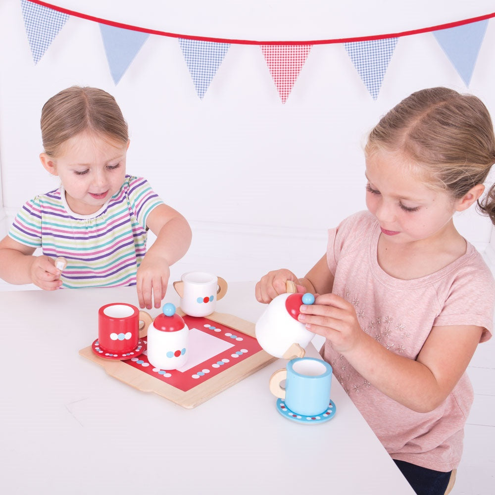 Bigjigs Tea Set and Tray