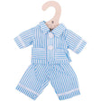Blue Pyjamas (for 28cm Doll)