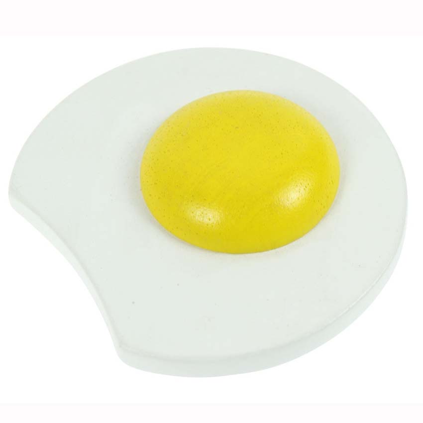 2 x Wooden Fried Eggs