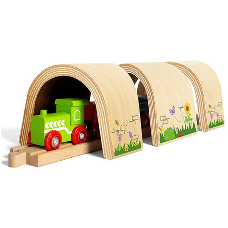 Curved Train Tunnel