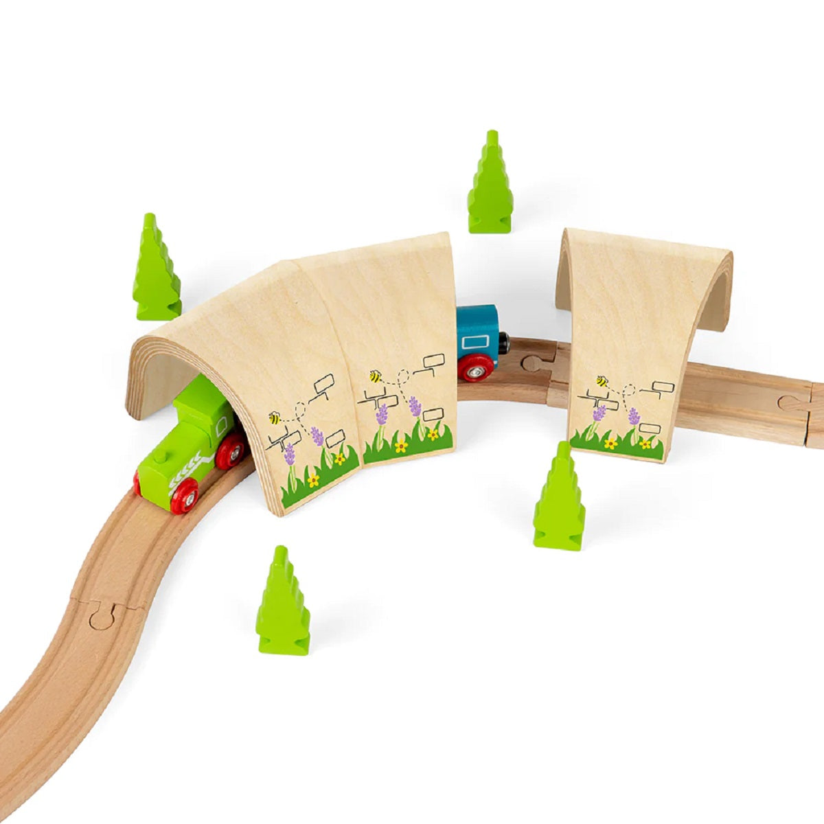 Curved Train Tunnel