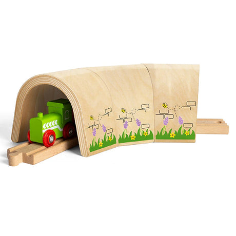 Curved Train Tunnel