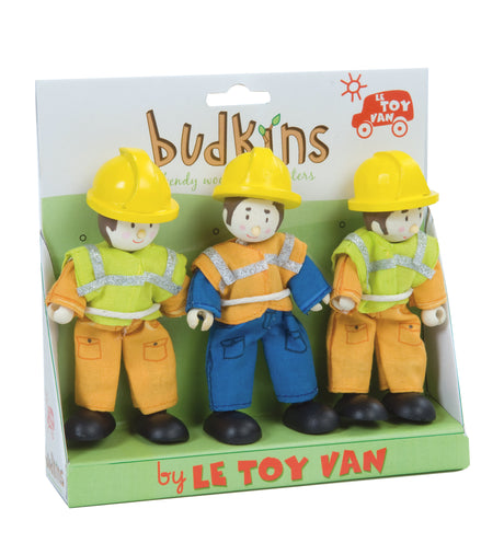 Le Toy Van Budkin Construction Workers