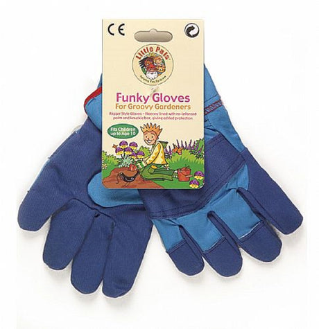 Childrens Gardening Gloves - Blue