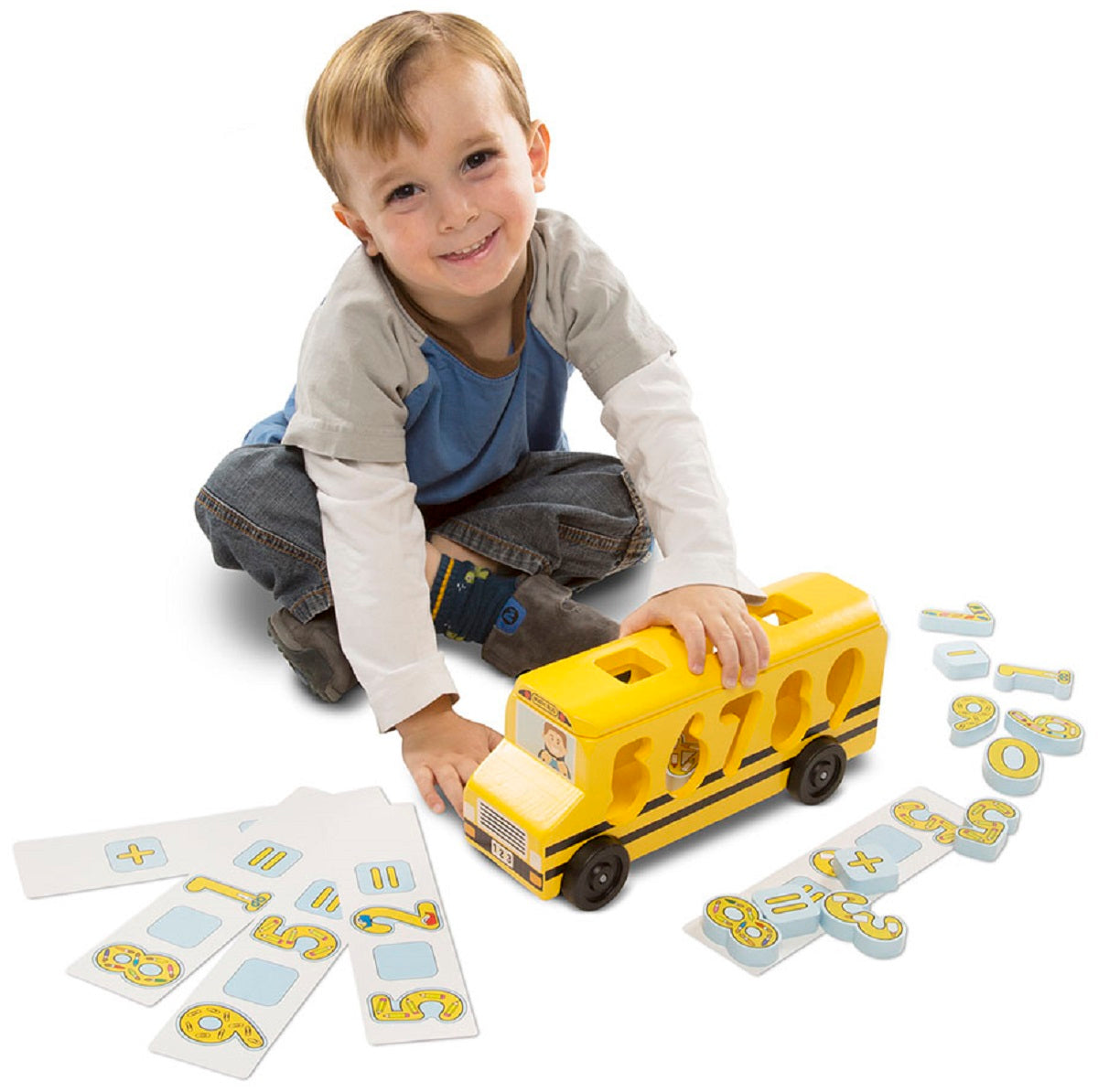 Number Matching Maths Bus