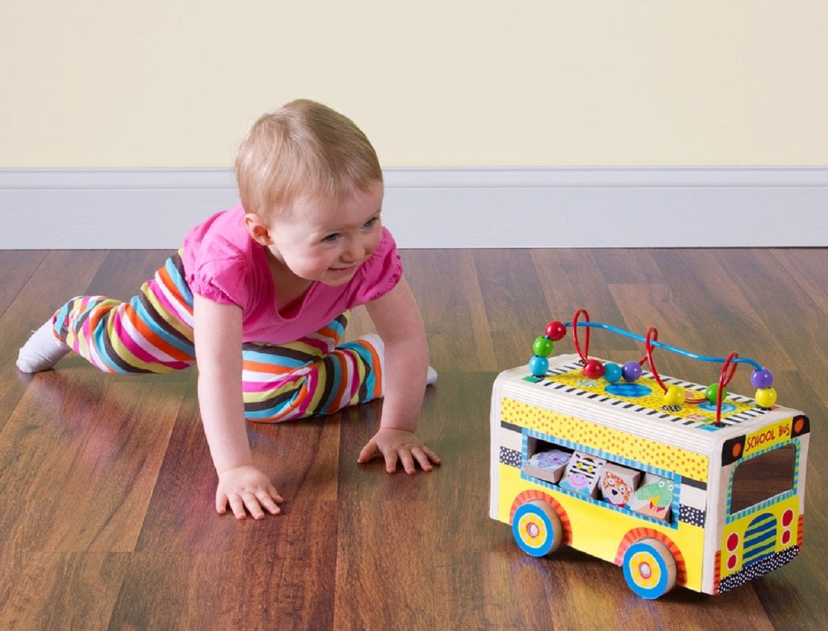 Rolling Busy Bus Activity Toy