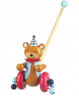 Push Along Wooden Circus Bear 2
