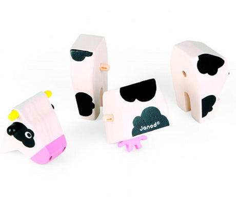 Wooden Cow Animal Kit