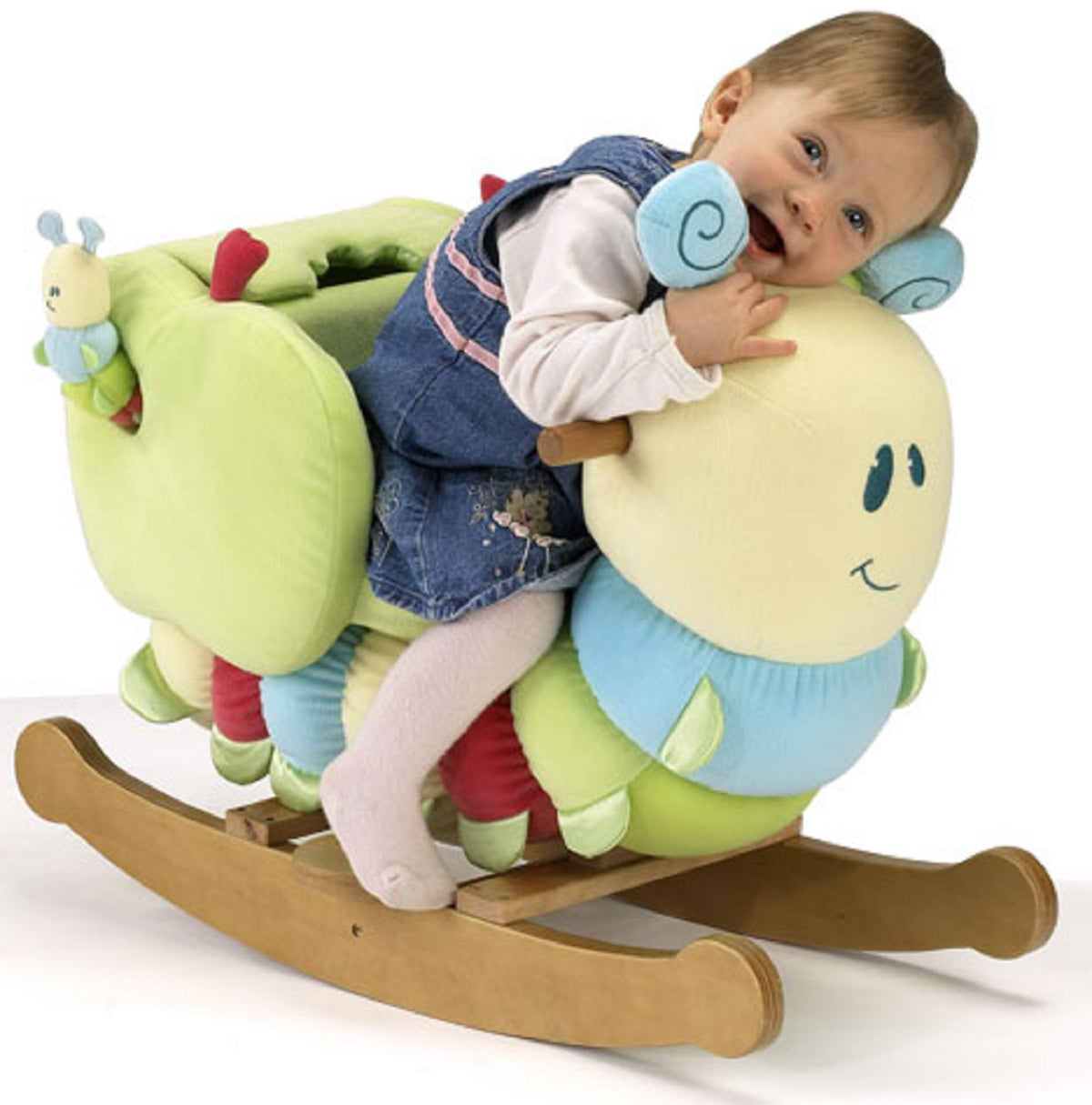 Outdoor Infant Rocker Curious Caterpillar Infant Rocker – Wooden Toy Shop