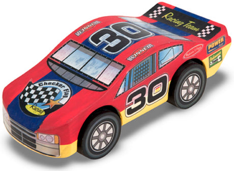 Decorate Your Own Wooden Race Car