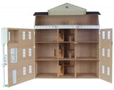 The Mayfair Dolls House with Arch Front Basement - Painted
