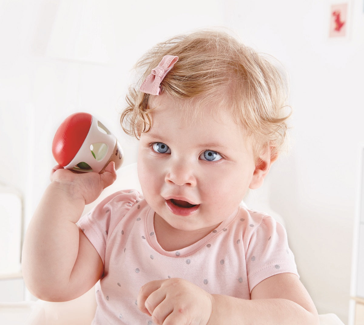 Wooden Bell Rattle