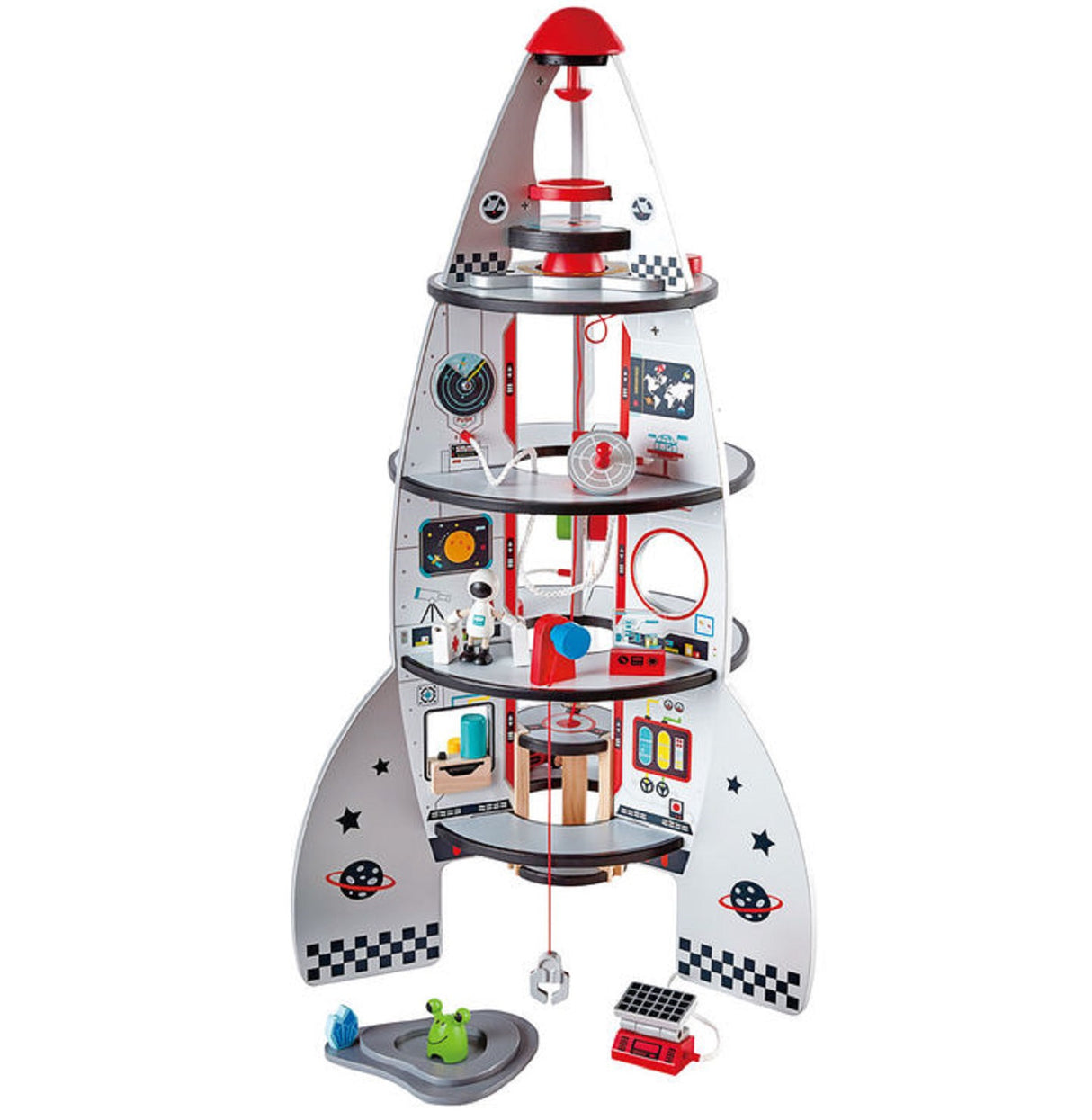 Four Stage Spaceship & Rocket