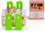 Hape Dolls House Dining Room Set