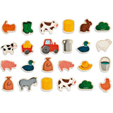Farm Magnets Set - 24 Pieces
