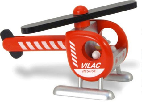 Wooden Fire Department Helicopter