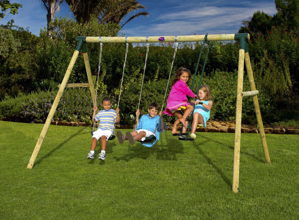 Plum Products Colobus Wooden Swing Set