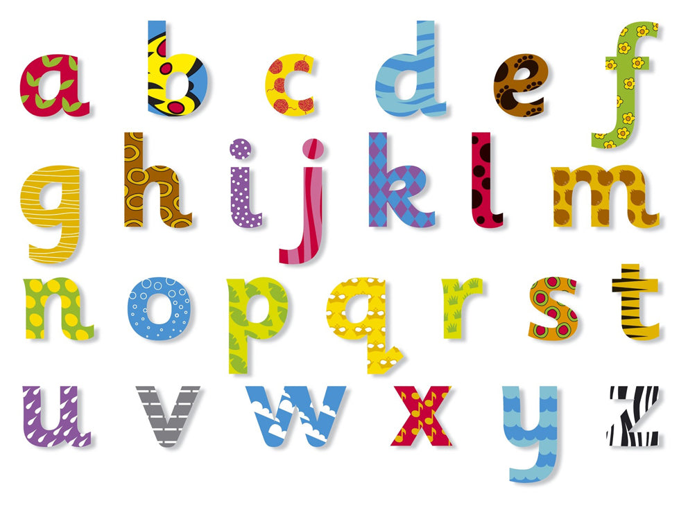 Lower Case Magnetic Wooden Letters 