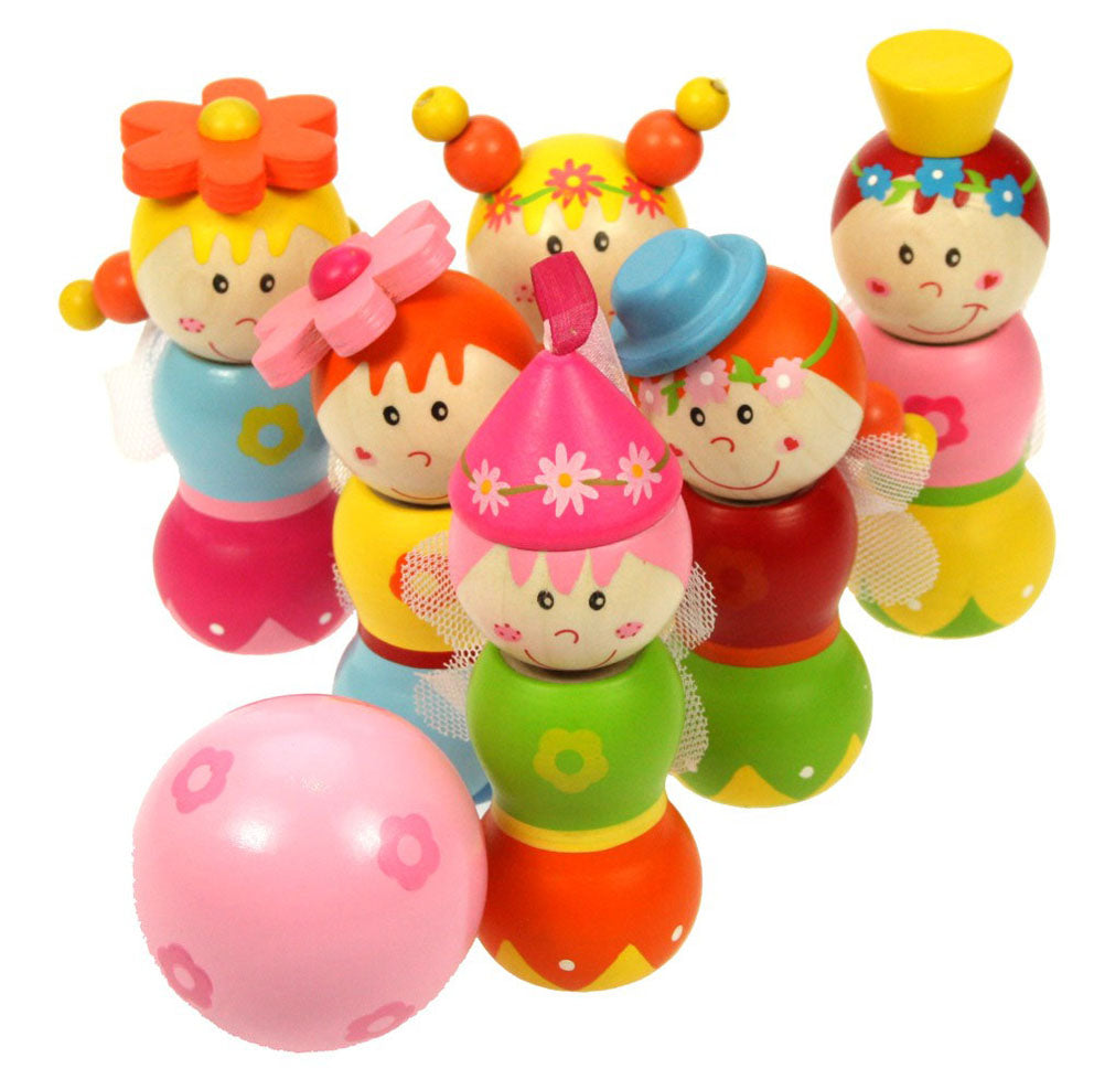 Wooden Fairy Skittles