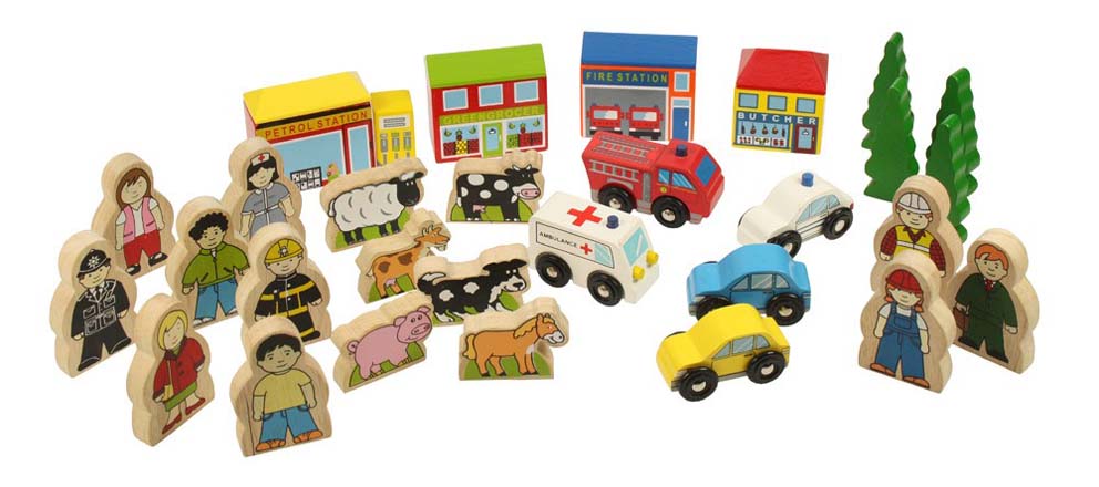 BigJigs Trackside Expansion Set 