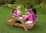Plum Sand and Picnic Table