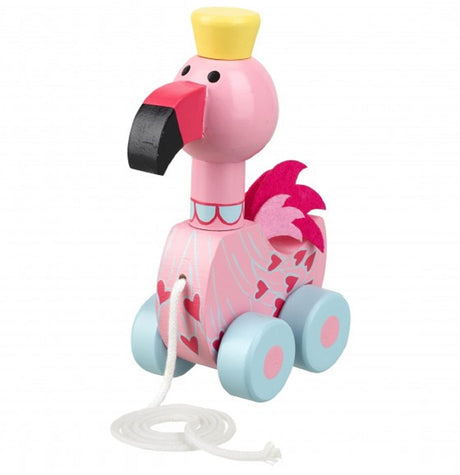 Pull Along Flamingo