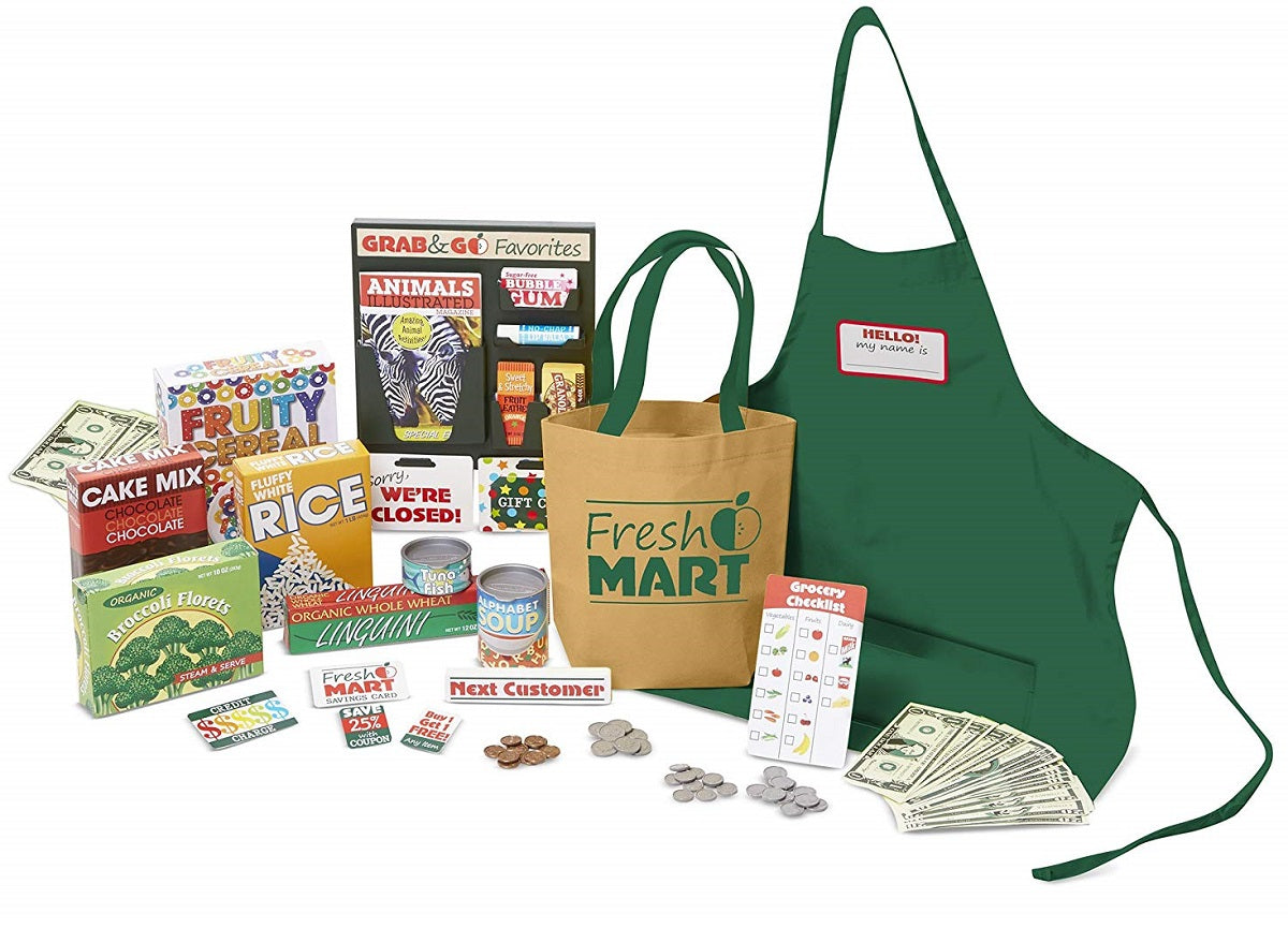 Fresh Mart Grocery Store Accessory Set