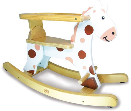 My First White Rocking Horse (with removable hoop)