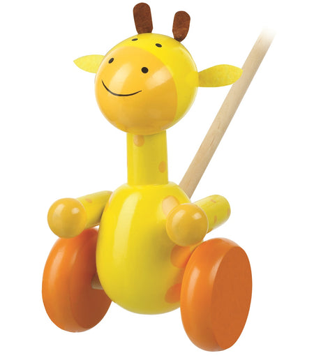 Push Along Wooden Giraffe