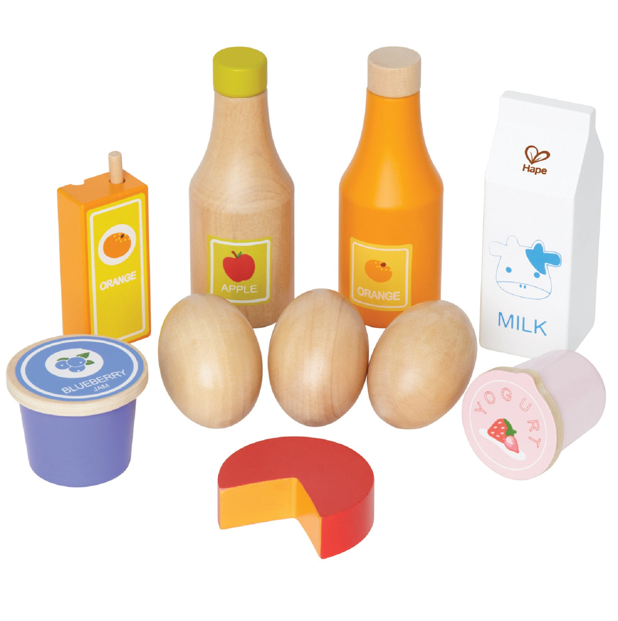 Healthy Basics Wooden Dairy & Fruit Juice Set 