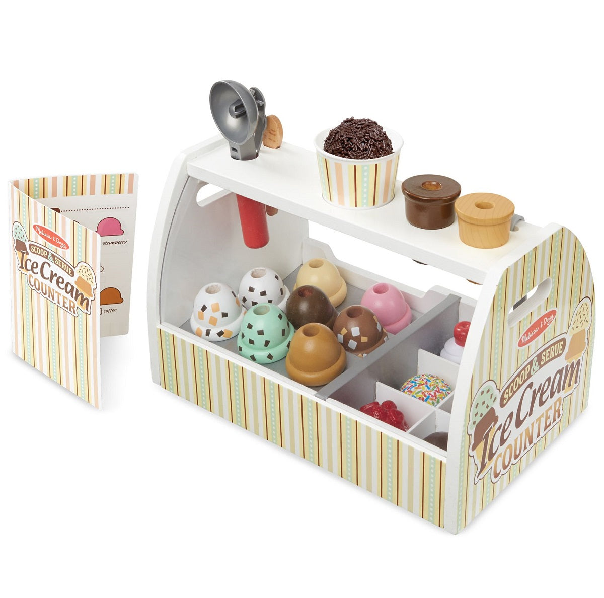 Wooden Ice Cream Counter