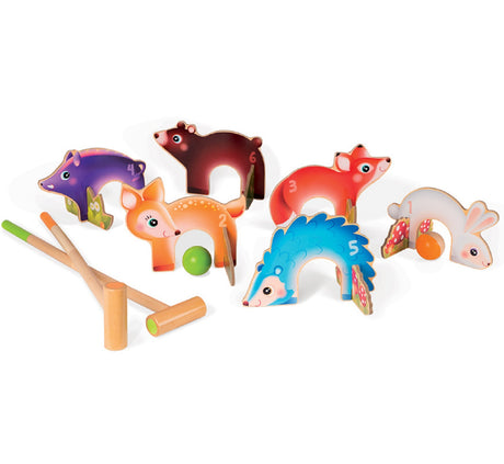 Forest Animals Croquet Set