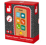 Wooden Mobile Telephone with Sounds