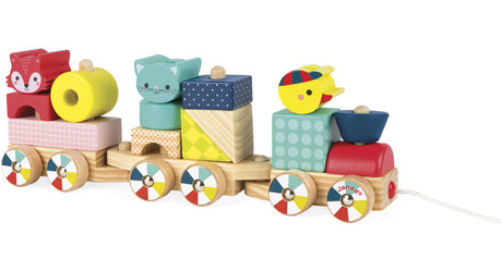 Pull and Stack Baby Forest Train