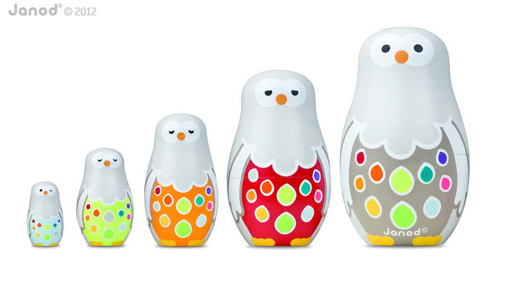 Janod Owly Russian Dolls