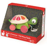 Pull Along Wooden Turtle
