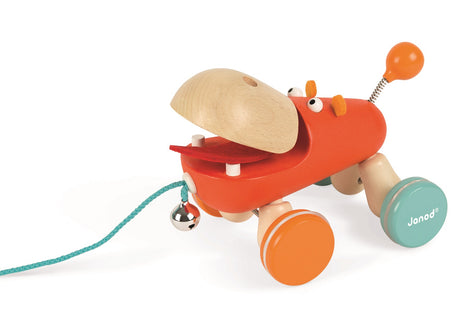 Pull Along Wooden Hippopotamus