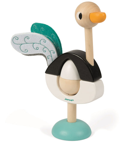 Wooden Ostrich Stacking Toy