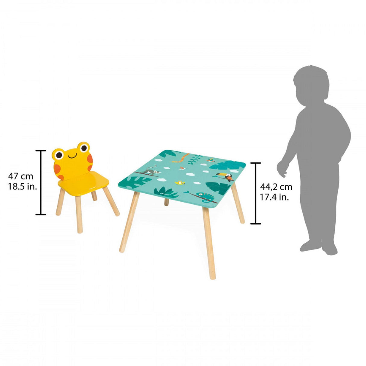 Tropik Table and 2 Chairs