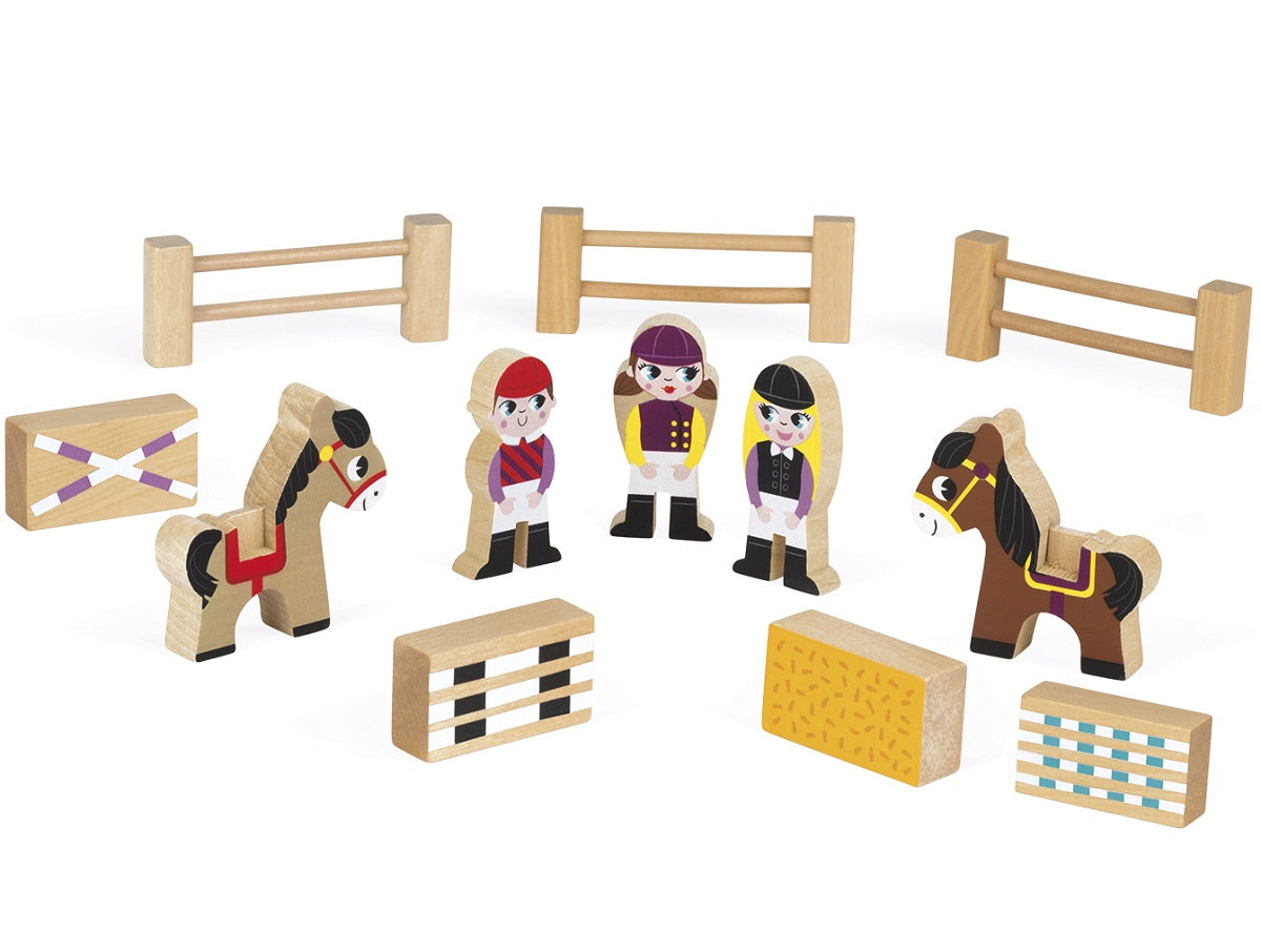 Wooden Mini Playset - Riding School