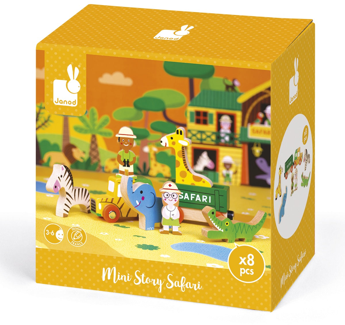Wooden Mini Playset - Safari