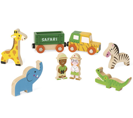 Wooden Mini Playset - Safari