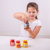 4 x Wooden Jars of Jam & Preserves