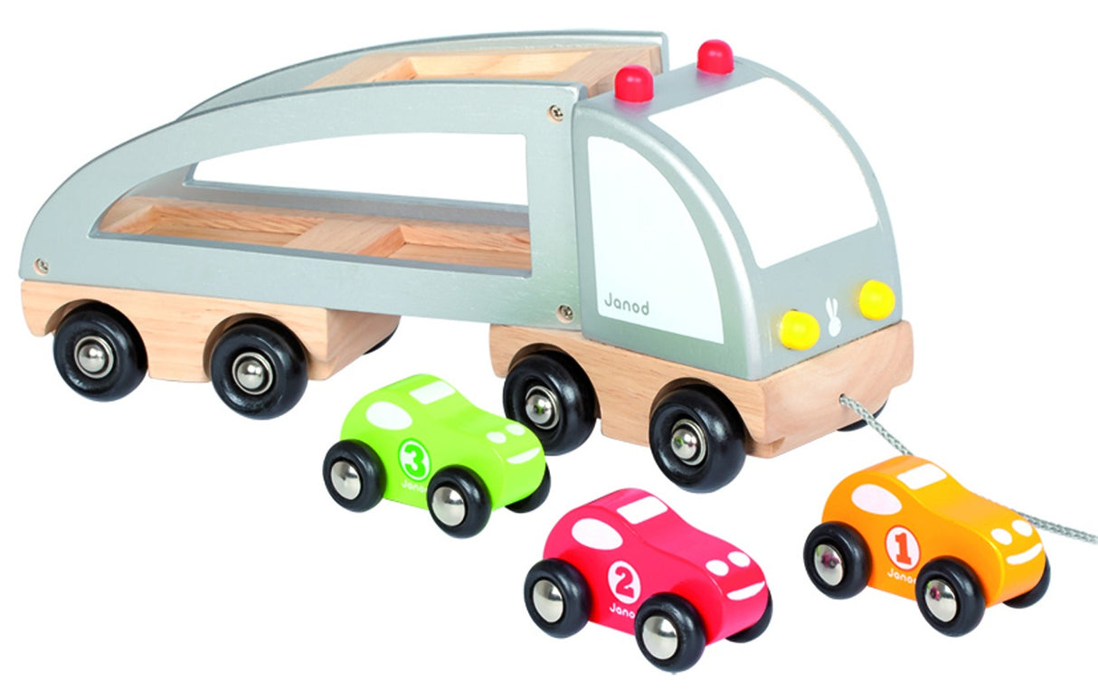 Janod Multi Car Truck