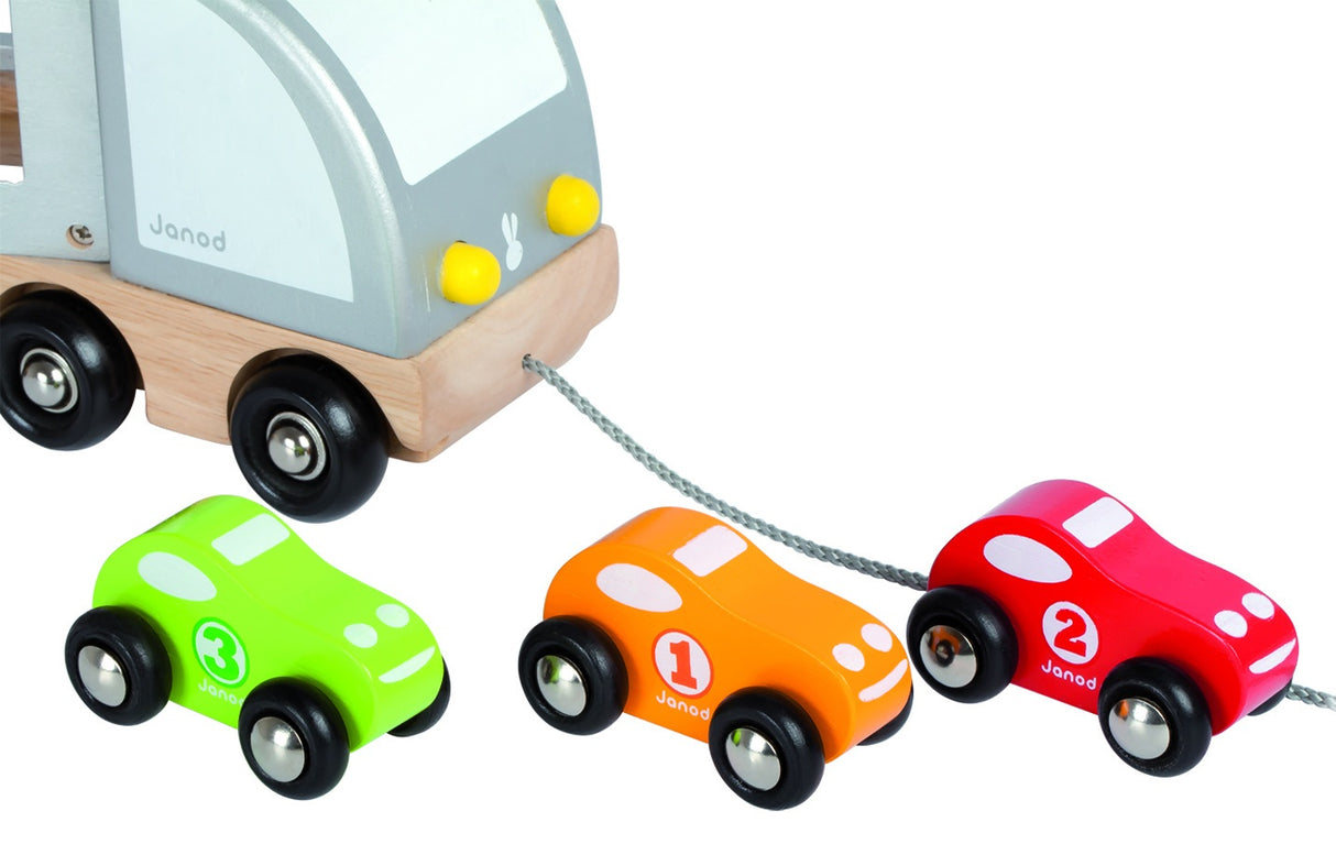 Janod Multi Car Truck