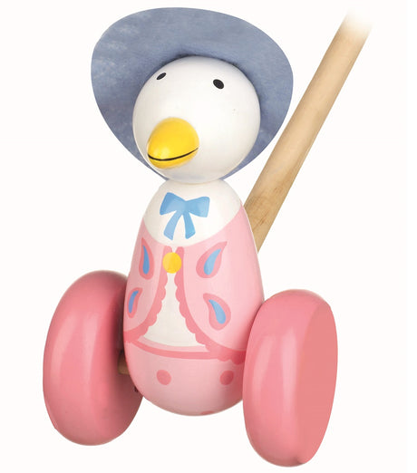 Push Along Wooden Jemima Puddle Duck